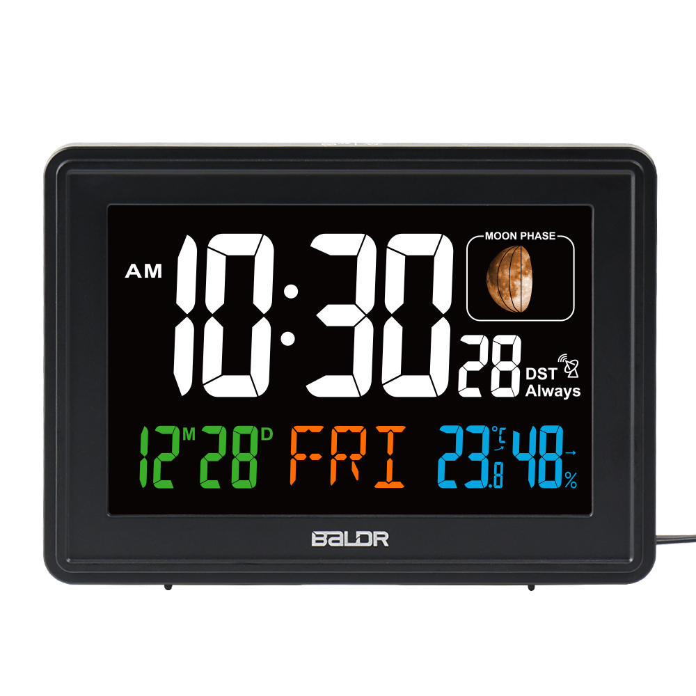 RADIOCONTROLLED PROJECTION ALARM CLOCK